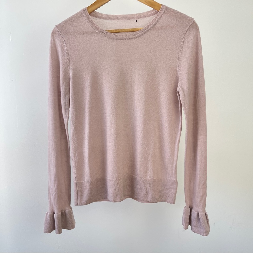 Merino Wool Pink Women's Top
